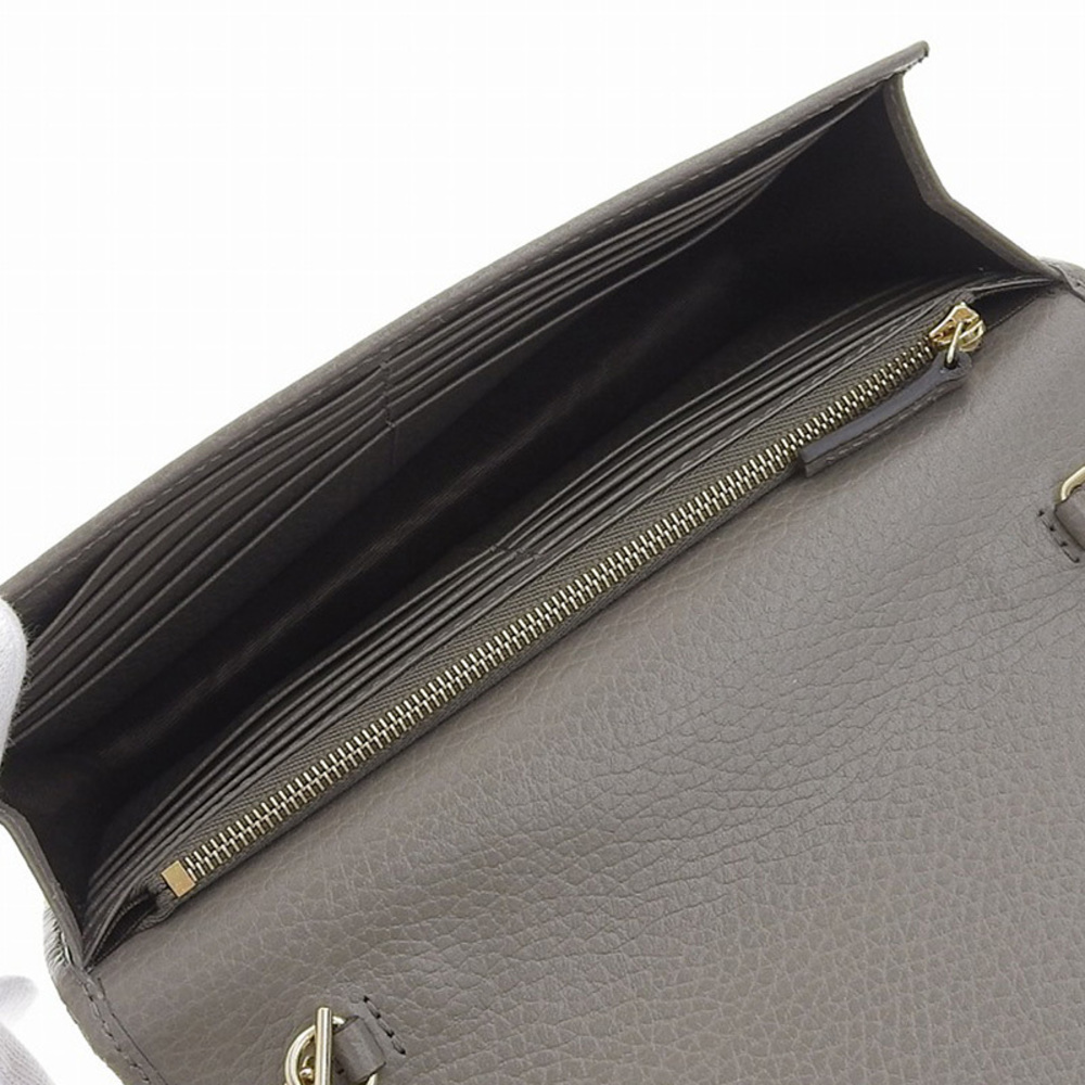 Gucci Interlocking Shoulder Bag Chain Wallet Leat… - image 6